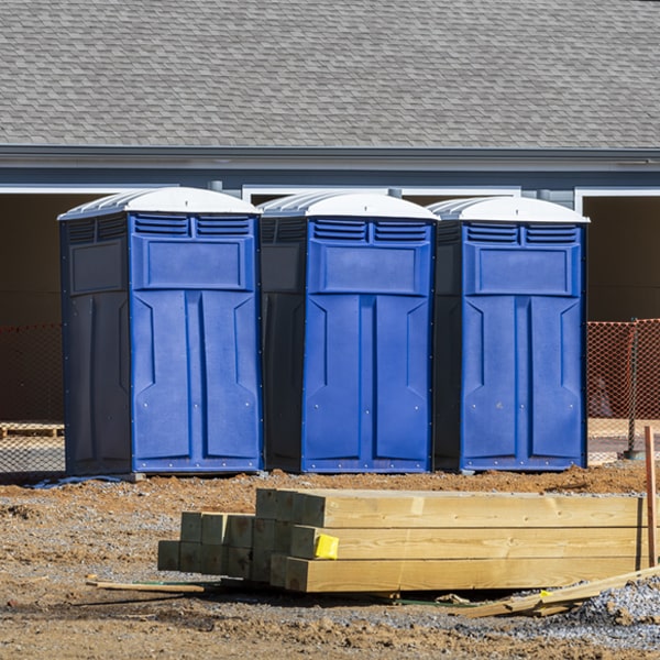 how do you ensure the portable restrooms are secure and safe from vandalism during an event in Lawrence